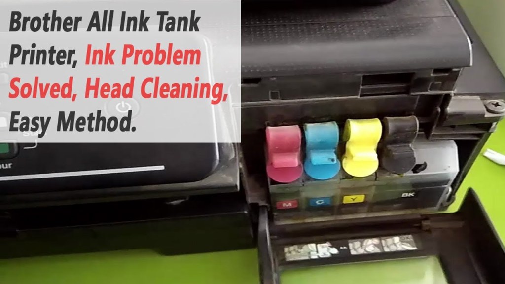 Picture of: Brother DCP-T Tank Printer ! Ink Problem Fixed Head Cleaning