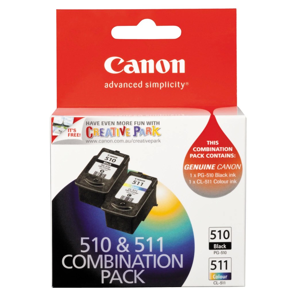 Picture of: Canon Pixma Printer Ink Cartridge Combo Pack – PG (Black) and CL  (Colour)