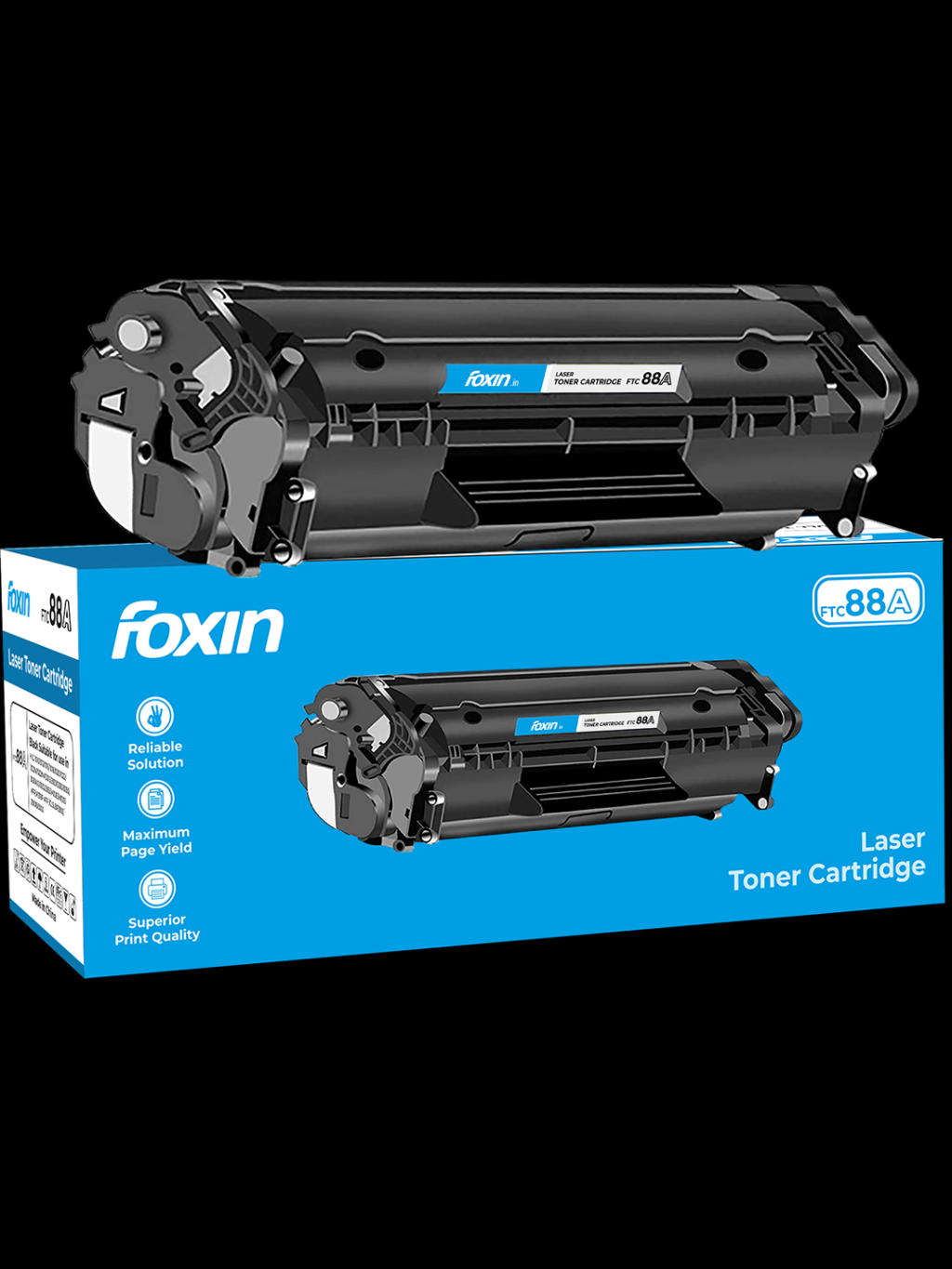 Picture of: FTC A -Black Laser Toner Printer Cartridge for HP LaserJet  /  /   /  / MSP