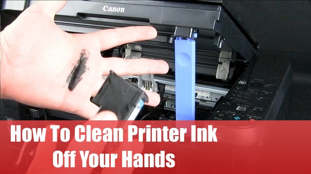 Picture of: How to Clean Printer Ink Off Your Hands