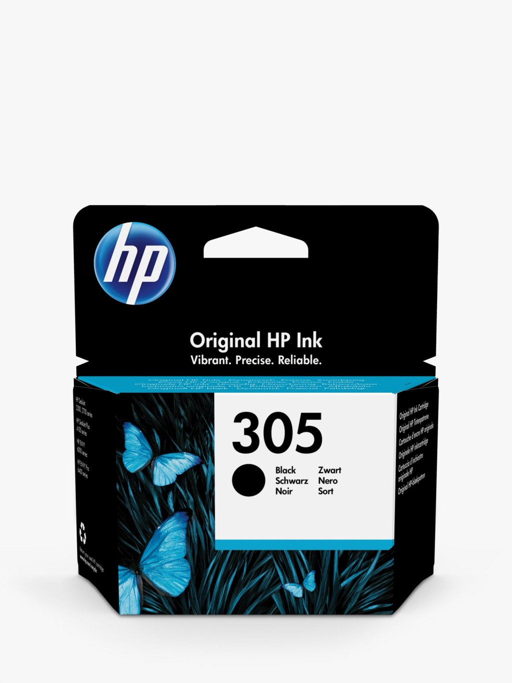 Picture of: HP  Black Original Ink Cartridge, Single, Instant Ink Compatible