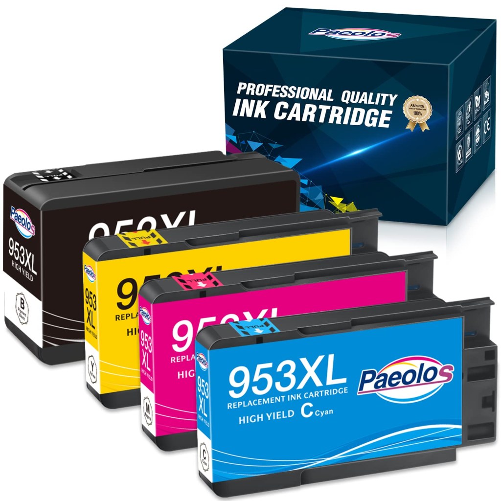 Picture of: Paeolos  XL Multipack Printer Cartridges Compatible with HP